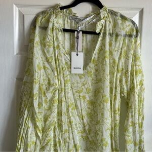 Anthropologie long sleeved blouse